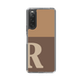 Slim Protection Case［ Original - initial two tone - R brown ］