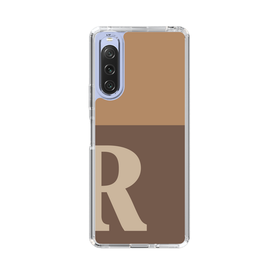 Slim Protection Case［ Original - initial two tone - R brown ］
