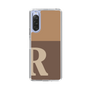 Slim Protection Case［ Original - initial two tone - R brown ］