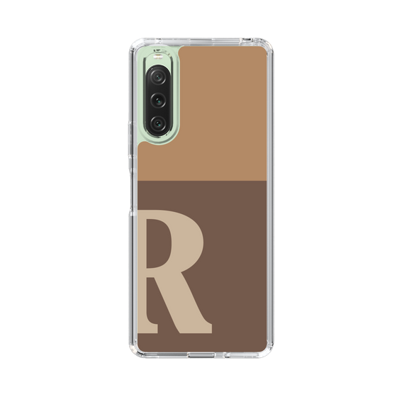 Slim Protection Case［ Original - initial two tone - R brown ］