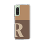 Slim Protection Case［ Original - initial two tone - R brown ］