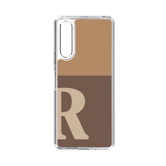 Slim Protection Case［ Original - initial two tone - R brown ］