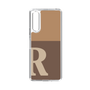 Slim Protection Case［ Original - initial two tone - R brown ］
