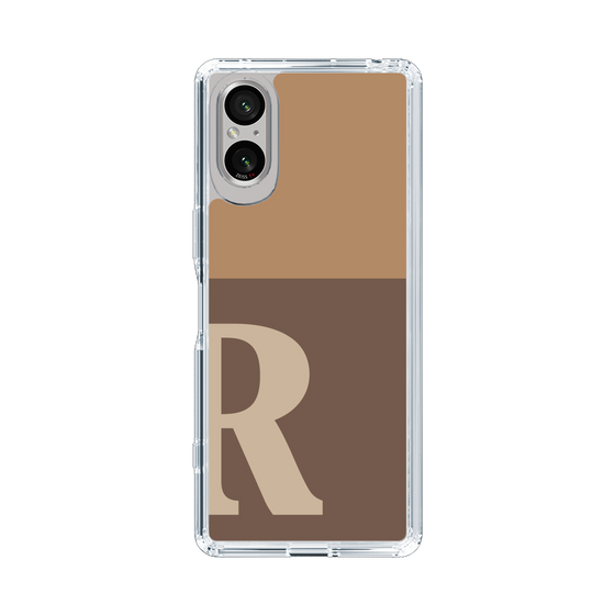 Slim Protection Case［ Original - initial two tone - R brown ］