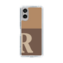Slim Protection Case［ Original - initial two tone - R brown ］