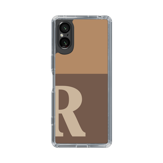 Slim Protection Case［ Original - initial two tone - R brown ］
