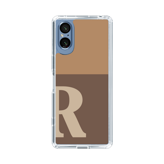 Slim Protection Case［ Original - initial two tone - R brown ］