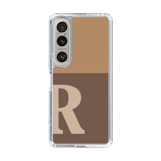 Slim Protection Case［ Original - initial two tone - R brown ］