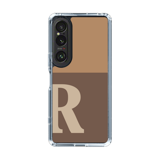 Slim Protection Case［ Original - initial two tone - R brown ］