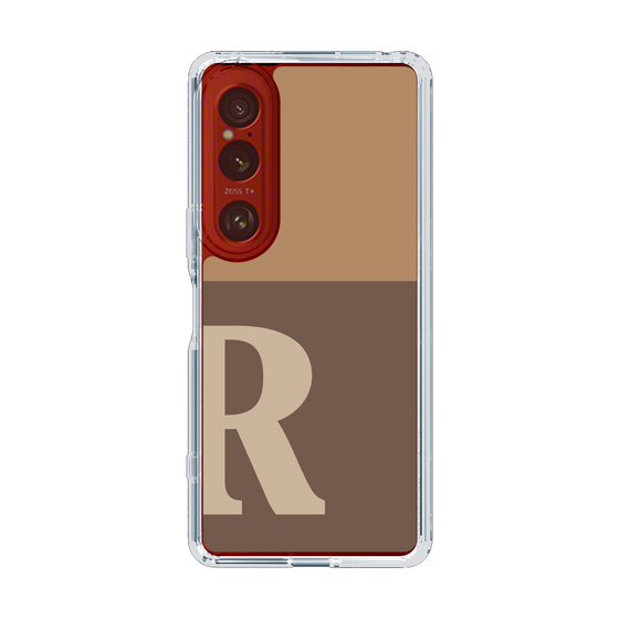 Slim Protection Case［ Original - initial two tone - R brown ］