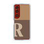Slim Protection Case［ Original - initial two tone - R brown ］