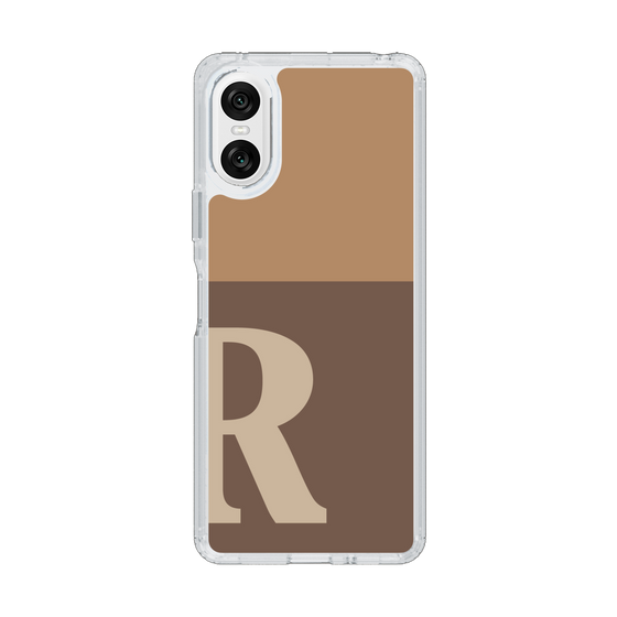 Slim Protection Case［ Original - initial two tone - R brown ］