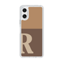 Slim Protection Case［ Original - initial two tone - R brown ］