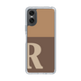 Slim Protection Case［ Original - initial two tone - R brown ］