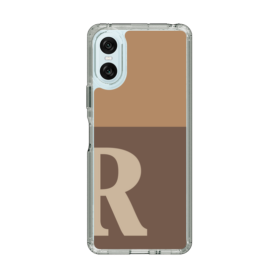 Slim Protection Case［ Original - initial two tone - R brown ］