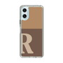 Slim Protection Case［ Original - initial two tone - R brown ］