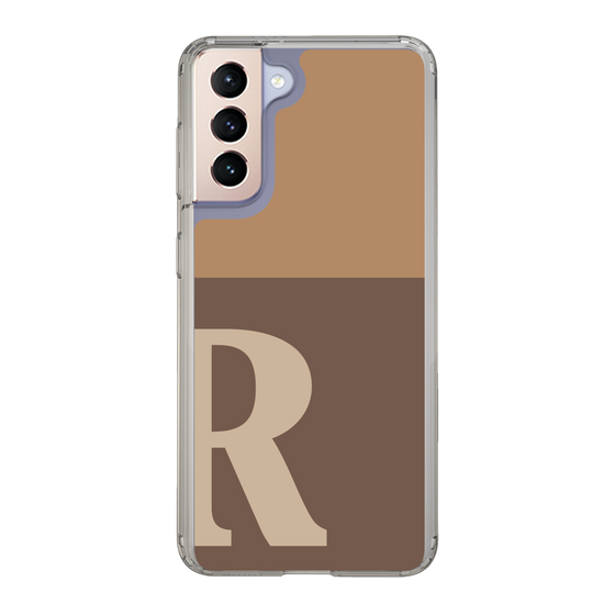 Slim Protection Case［ Original - initial two tone - R brown ］