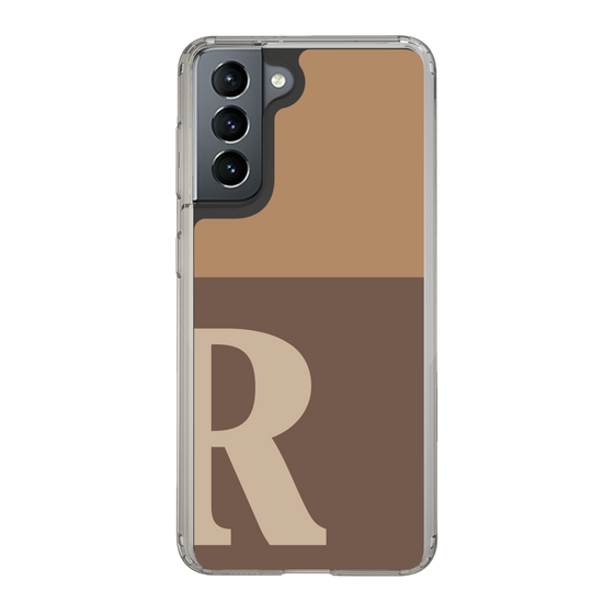 Slim Protection Case［ Original - initial two tone - R brown ］