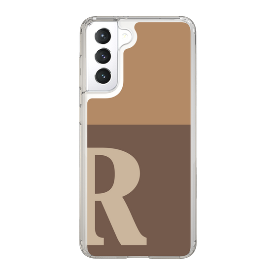Slim Protection Case［ Original - initial two tone - R brown ］
