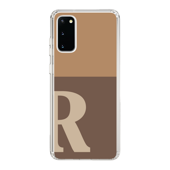 Slim Protection Case［ Original - initial two tone - R brown ］