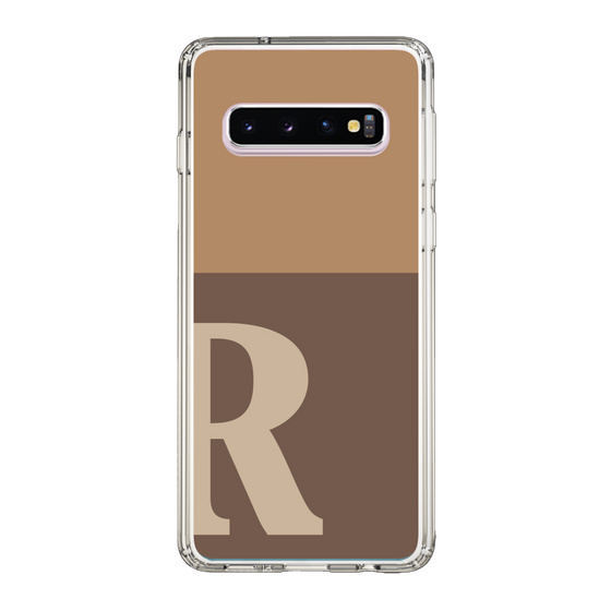 Slim Protection Case［ Original - initial two tone - R brown ］