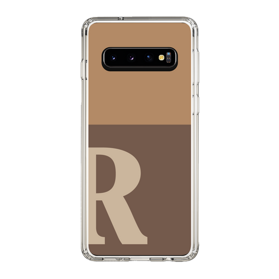 Slim Protection Case［ Original - initial two tone - R brown ］