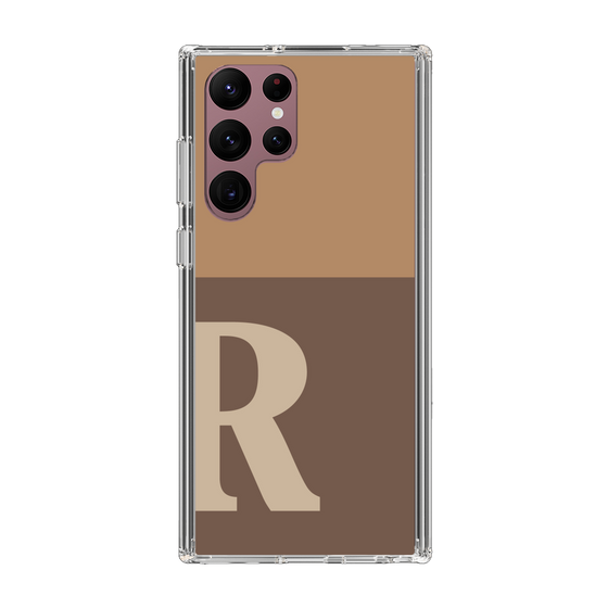 Slim Protection Case［ Original - initial two tone - R brown ］