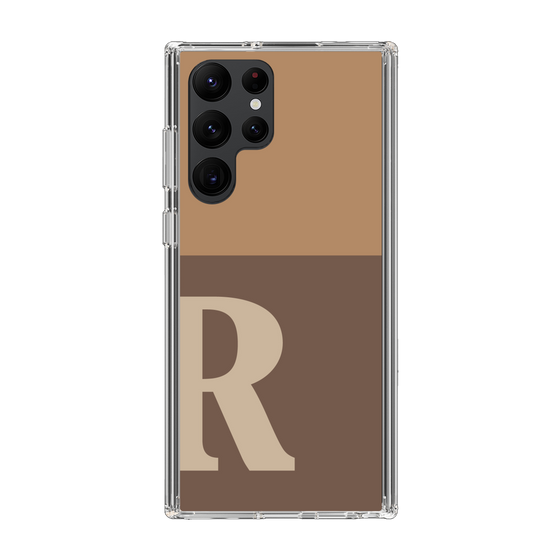 Slim Protection Case［ Original - initial two tone - R brown ］
