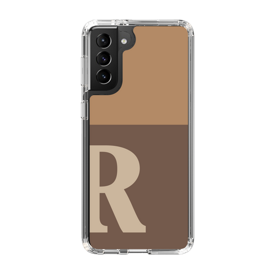 Slim Protection Case［ Original - initial two tone - R brown ］