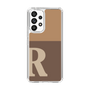 Slim Protection Case［ Original - initial two tone - R brown ］
