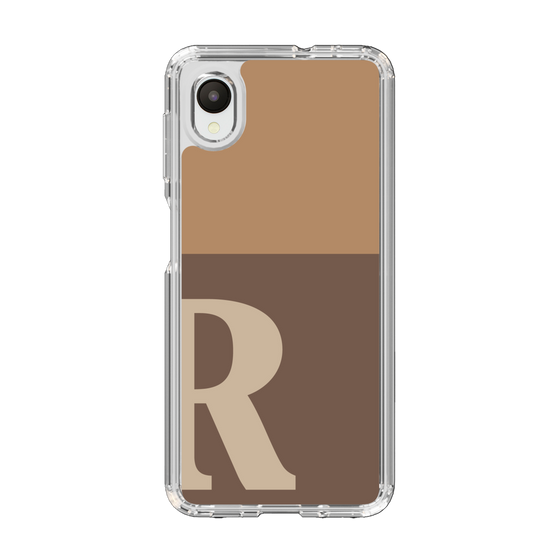 Slim Protection Case［ Original - initial two tone - R brown ］