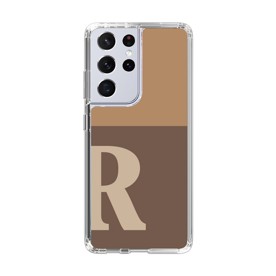 Slim Protection Case［ Original - initial two tone - R brown ］