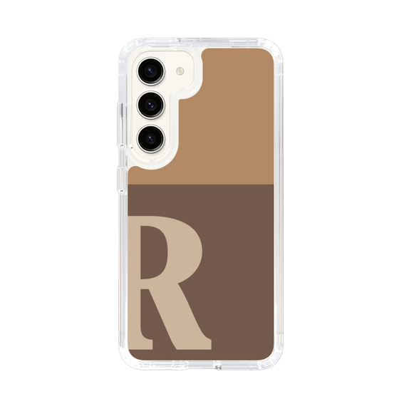 Slim Protection Case［ Original - initial two tone - R brown ］