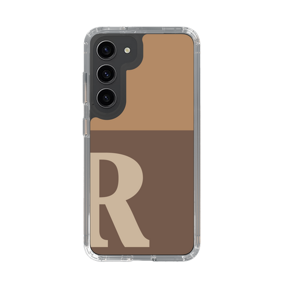 Slim Protection Case［ Original - initial two tone - R brown ］
