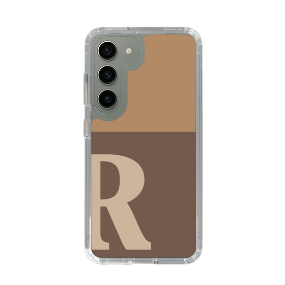Slim Protection Case［ Original - initial two tone - R brown ］