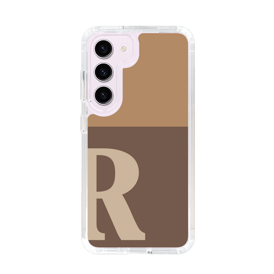 Slim Protection Case［ Original - initial two tone - R brown ］