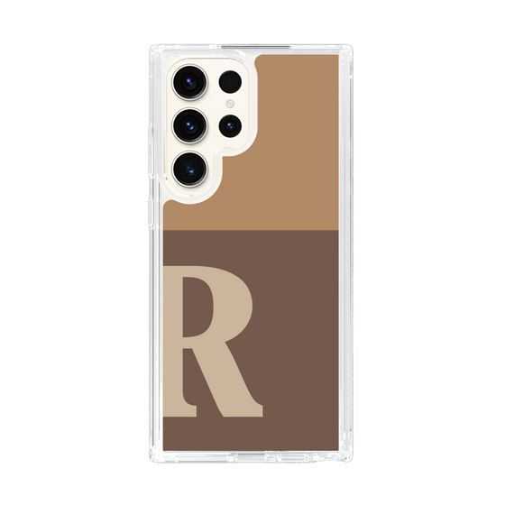 Slim Protection Case［ Original - initial two tone - R brown ］
