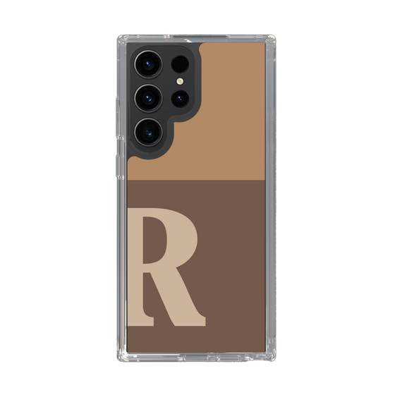 Slim Protection Case［ Original - initial two tone - R brown ］