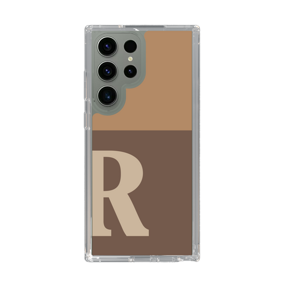 Slim Protection Case［ Original - initial two tone - R brown ］