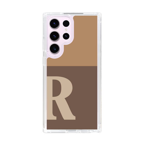 Slim Protection Case［ Original - initial two tone - R brown ］