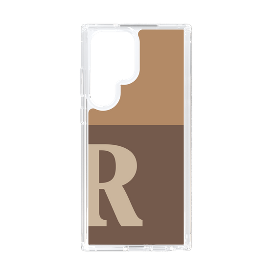 Slim Protection Case［ Original - initial two tone - R brown ］