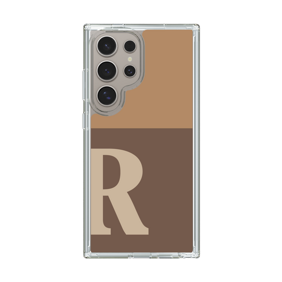 Slim Protection Case［ Original - initial two tone - R brown ］