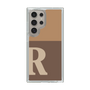Slim Protection Case［ Original - initial two tone - R brown ］