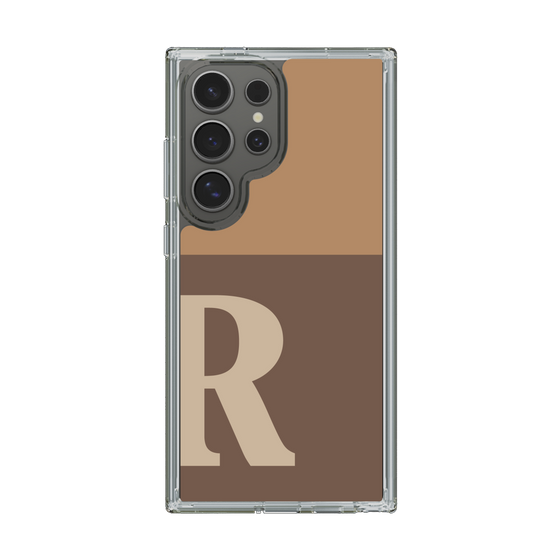 Slim Protection Case［ Original - initial two tone - R brown ］