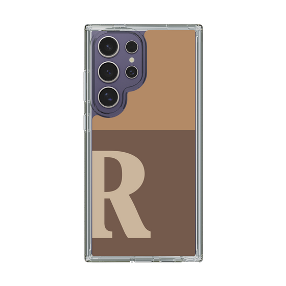 Slim Protection Case［ Original - initial two tone - R brown ］