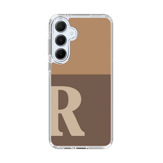 Slim Protection Case［ オリジナル - initial two tone - R brown ］