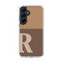 Slim Protection Case［ オリジナル - initial two tone - R brown ］