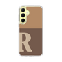 Slim Protection Case［ オリジナル - initial two tone - R brown ］