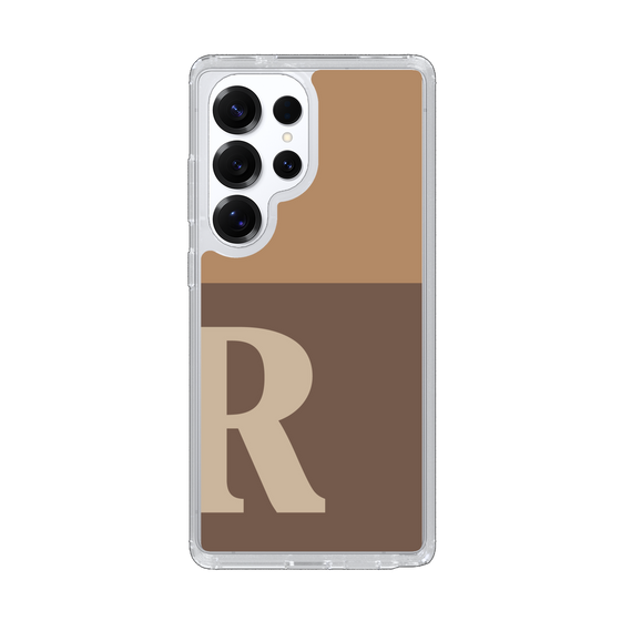Slim Protection Case［ Original - initial two tone - R brown ］