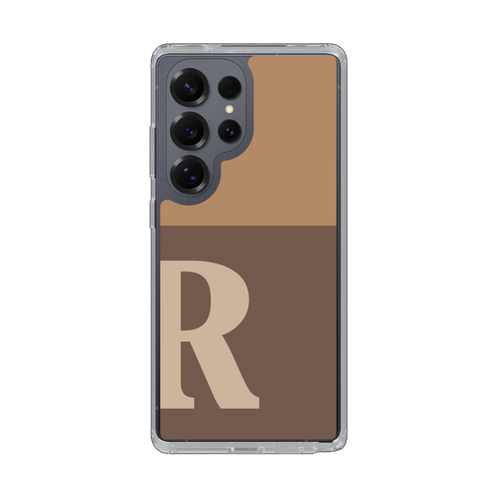 Slim Protection Case［ Original - initial two tone - R brown ］